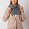 Grey Set in Caps & Hats For Women with Acrylic and Wool