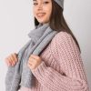 Grey Set in Caps & Hats For Women with Acrylic