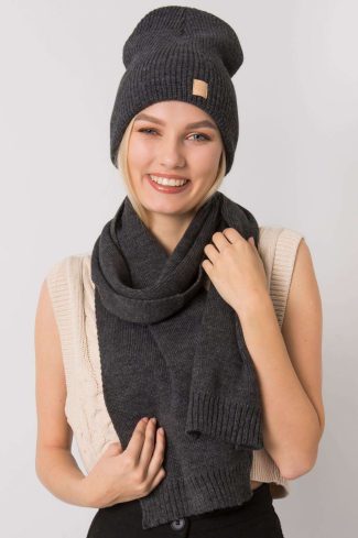 Grey Set in Caps & Hats For Women with Acrylic