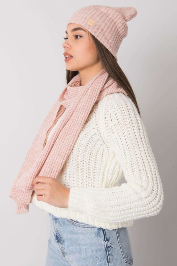 Pink Set in Caps & Hats For Women with Acrylic