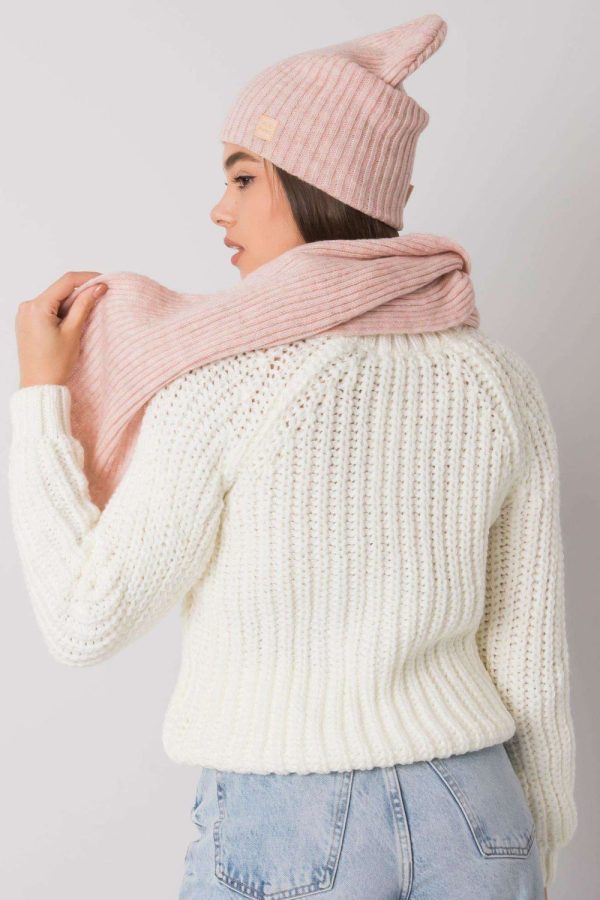 Pink Set in Caps & Hats For Women with Acrylic
