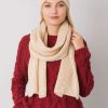 Beige Set in Caps & Hats For Women with Acrylic