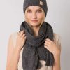 Grey Set in Caps & Hats For Women with Acrylic