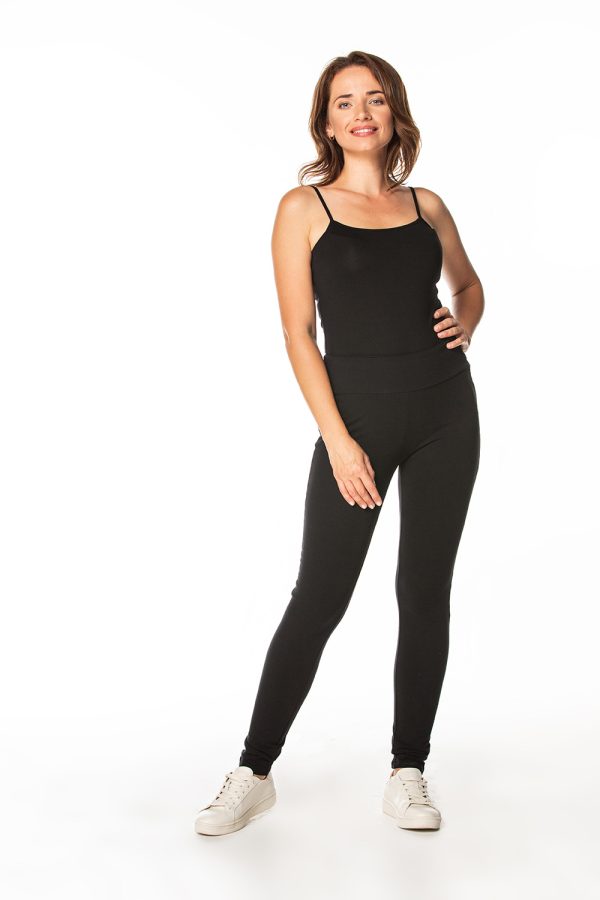 Black Tracksuit Trousers in Women`s Tracksuit Bottoms, Sports Pants with Cotton and Polyester