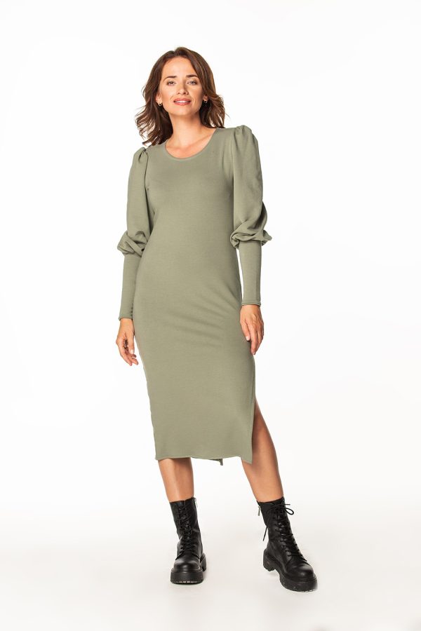 Green Daydress 2 in Cotton and Polyester