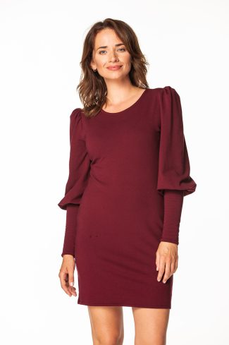 Red Daydress in Day Dresses with Cotton and Polyester