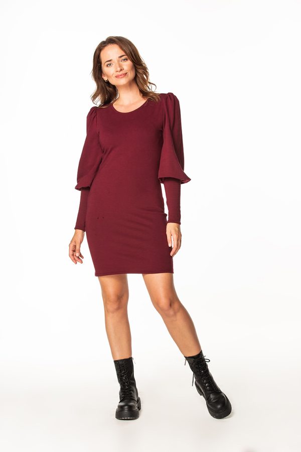 Red Daydress in Day Dresses with Cotton and Polyester
