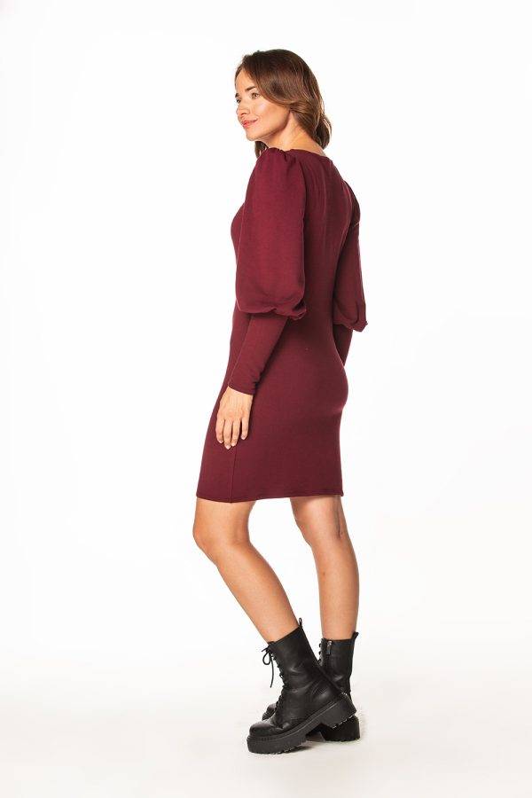 Red Daydress in Day Dresses with Cotton and Polyester