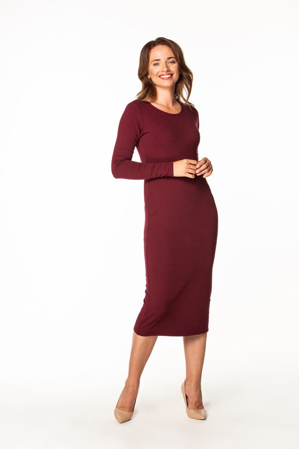 Red Daydress 6 in Cotton and Polyester