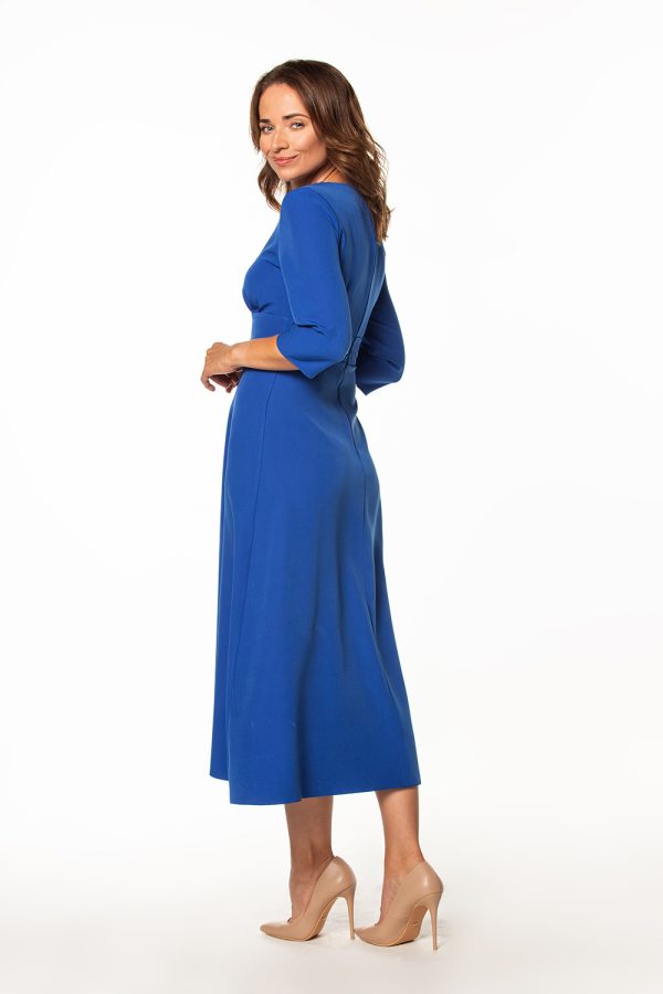 Blue Daydress in Day Dresses with Spandex and Polyester