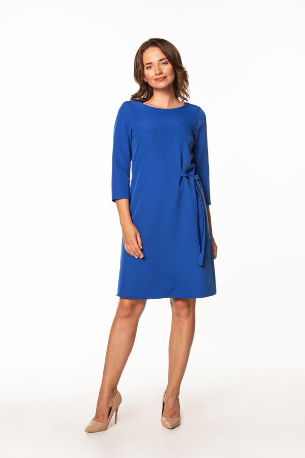 Blue Daydress in Day Dresses with Spandex and Polyester