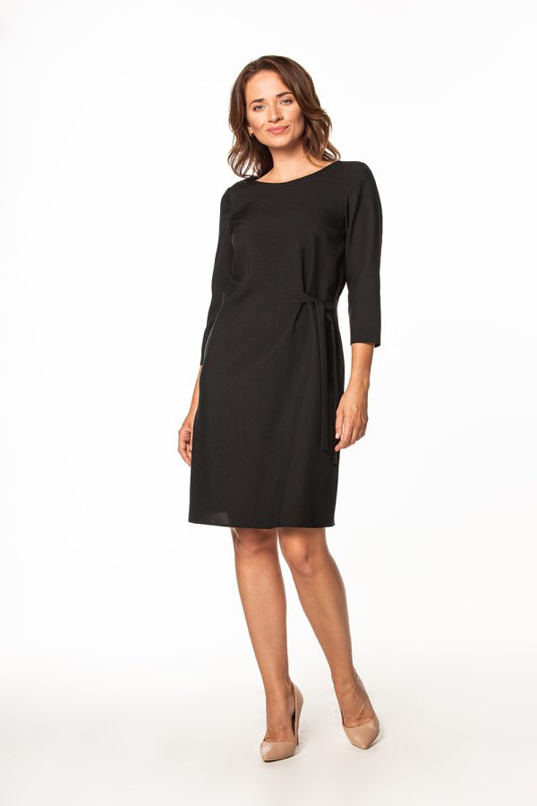 Black Daydress 1 in Spandex and Polyester