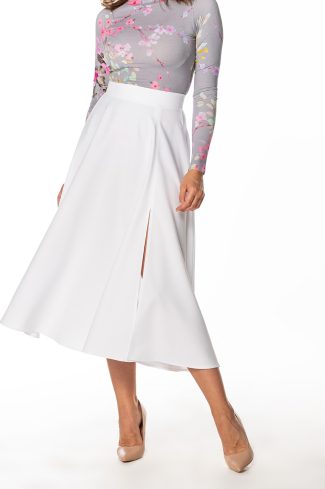 White Skirt 8 in Spandex and Polyester
