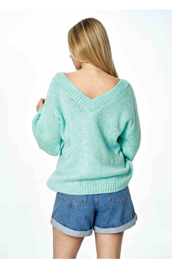 Green Jumper in Sweaters, Pullovers, Jumpers, Turtlenecks, Boleros, Shrugs with Acrylic, Nylon, Polyester and Wool