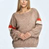 Brown Jumper in Sweaters, Pullovers, Jumpers, Turtlenecks, Boleros, Shrugs with Acrylic, Nylon, Polyester and Wool