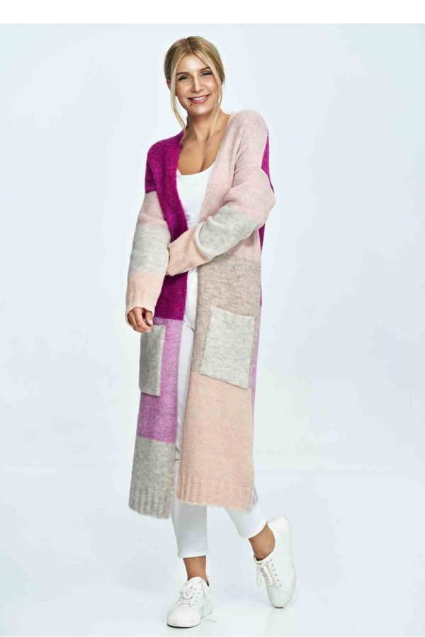 Multicolor Cardigan in Cardigans For Women, Ponchos with Acrylic, Nylon, Polyester and Wool