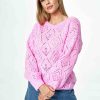 Pink Jumper in Sweaters, Pullovers, Jumpers, Turtlenecks, Boleros, Shrugs with Acrylic, Nylon, Polyester and Wool