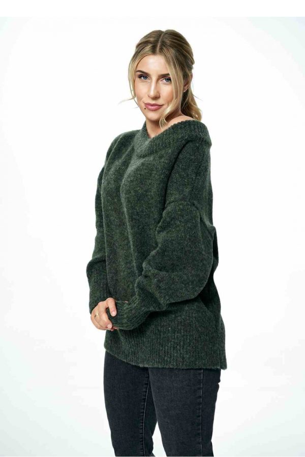 Green Jumper in Sweaters, Pullovers, Jumpers, Turtlenecks, Boleros, Shrugs with Acrylic, Nylon, Polyester and Wool