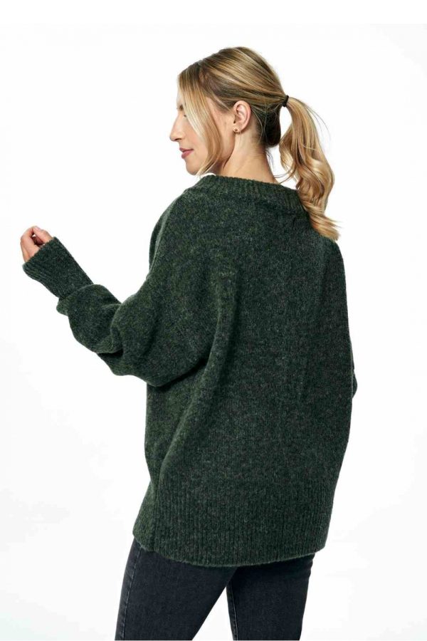 Green Jumper in Sweaters, Pullovers, Jumpers, Turtlenecks, Boleros, Shrugs with Acrylic, Nylon, Polyester and Wool