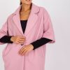 Pink Coat in Women`s Coats, Jackets with Polyester
