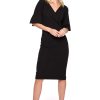 958887 Black Evening Dress in Evening Dresses with Lycra and Polyester
