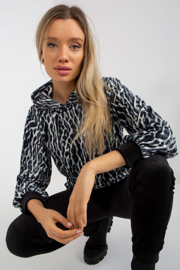 Black Set in Pants, Trousers, Shorts with Cotton and Spandex