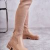 960089.jpg Beige Thigh-Hight Boots in Over The Knee High Boots, Thigh High Boots with Fabric, Warmers, Footbed, Upper Height, Heel Height and Platform Height