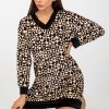 Beige Daydress in Day Dresses with Spandex and Polyester