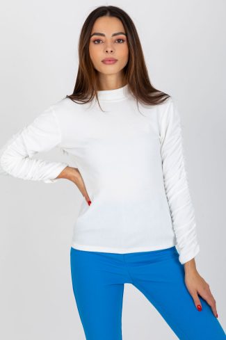 Beige Blouse in Women`s Blouses, Tunics with Spandex and Polyester