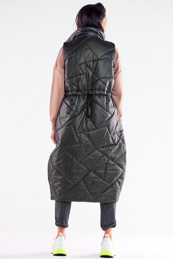 Black Gilet in Women`s Coats, Jackets with Polyester