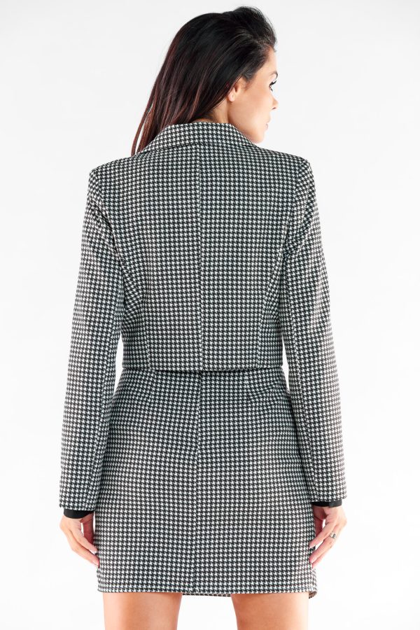 Black Jacket in Jackets, Vests For Women with Spandex, Polyester and Viscose