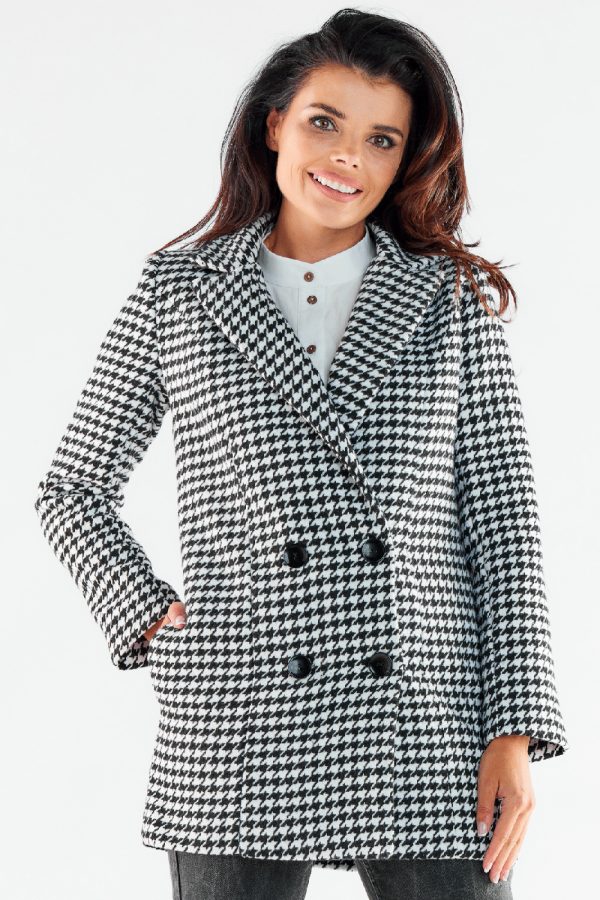 Black Coat in Women`s Coats, Jackets with Polyester
