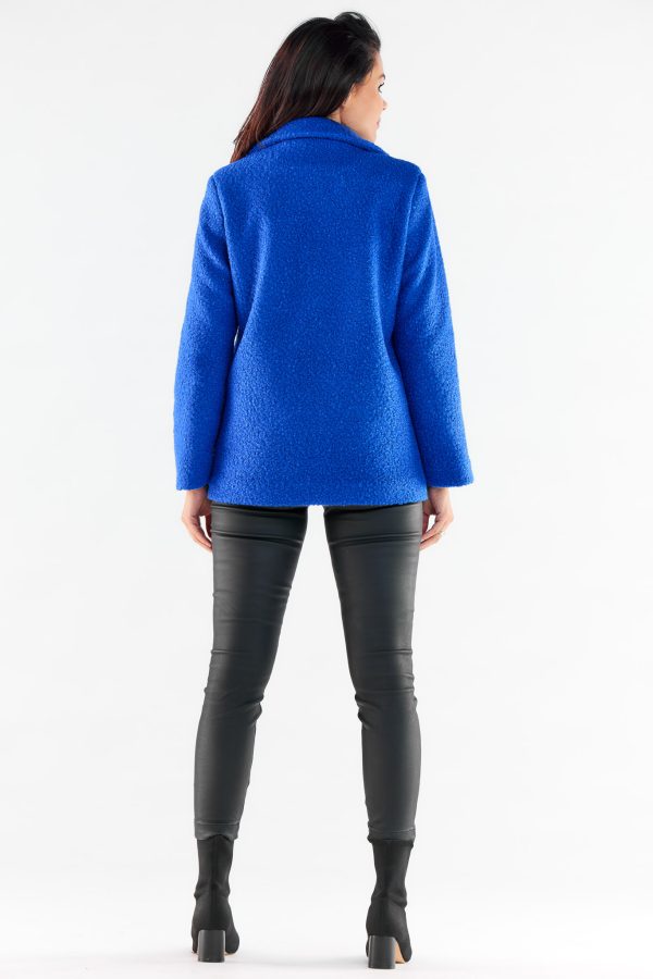 Blue Jacket in Women`s Coats, Jackets with Polyester