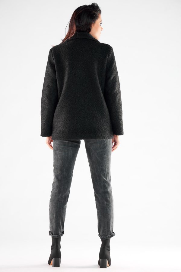 Black Jacket in Women`s Coats, Jackets with Polyester