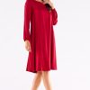 Fashion Pictures Red Daydress in Day Dresses with Spandex and Viscose