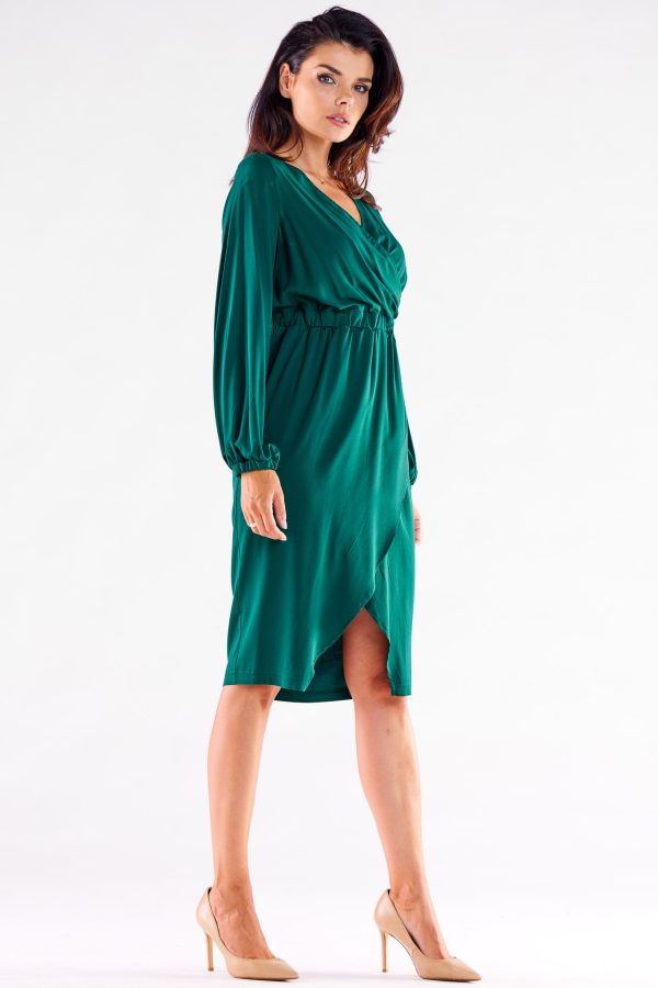 Green Cocktail Dress in Formal Dresses, Cocktail Dresses with Spandex and Viscose