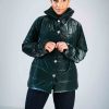 Green Jacket in Women`s Coats, Jackets with Polyester