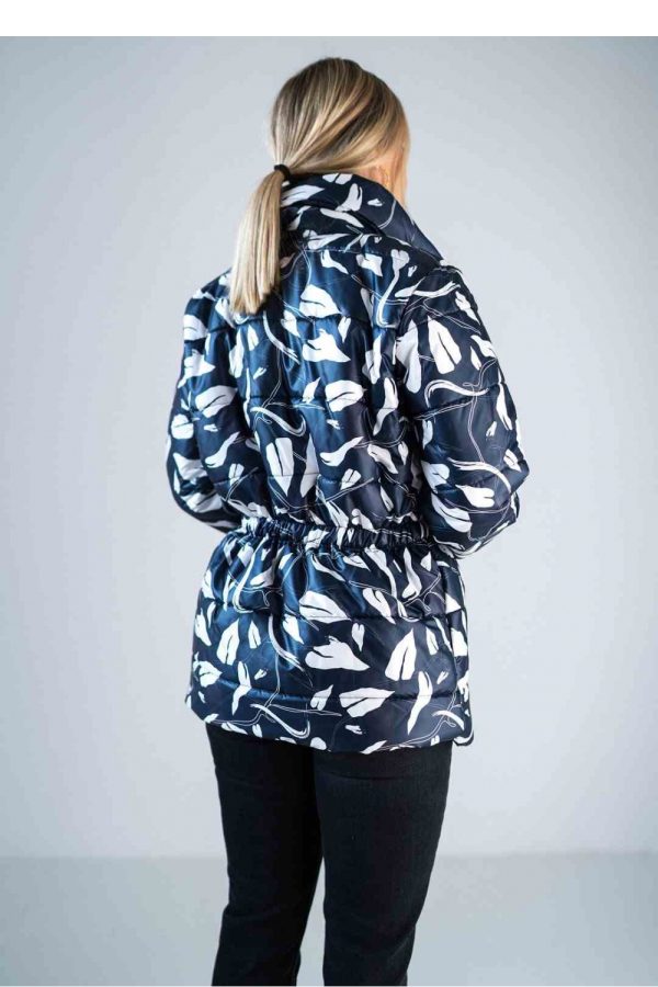 Navy Blue Jacket in Women`s Coats, Jackets with Polyester