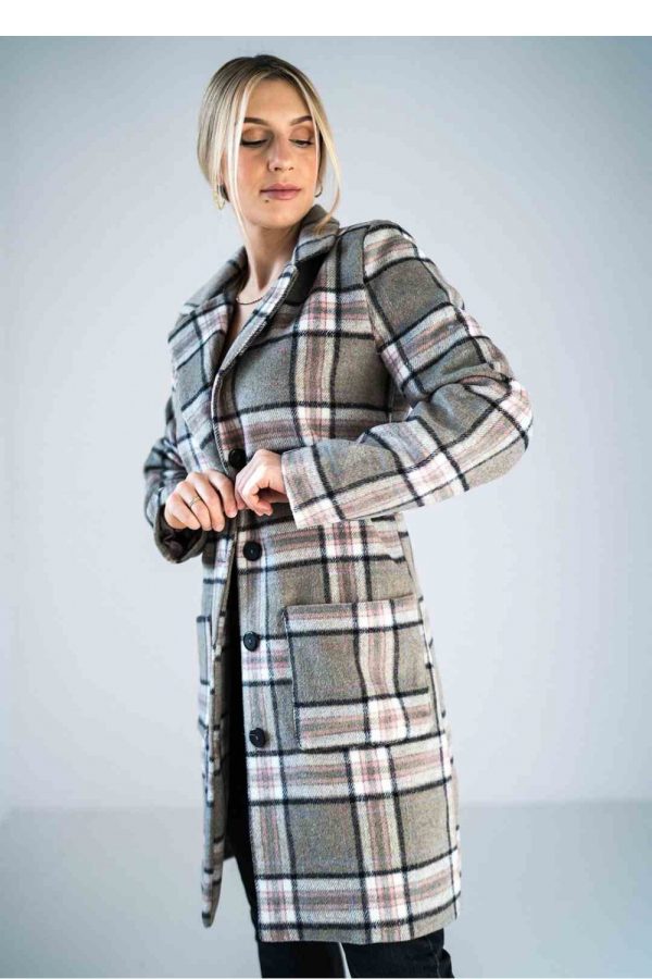 multicolor Coat model 174074 Figl