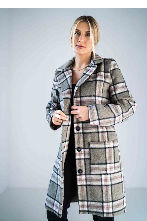 multicolor Coat model 174074 Figl