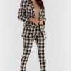 962173 Brown Women Trousers in Pants, Trousers, Shorts with Spandex, Polyester and Viscose