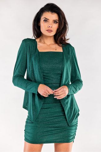 Green Jacket in Jackets, Vests For Women with Spandex and Polyester