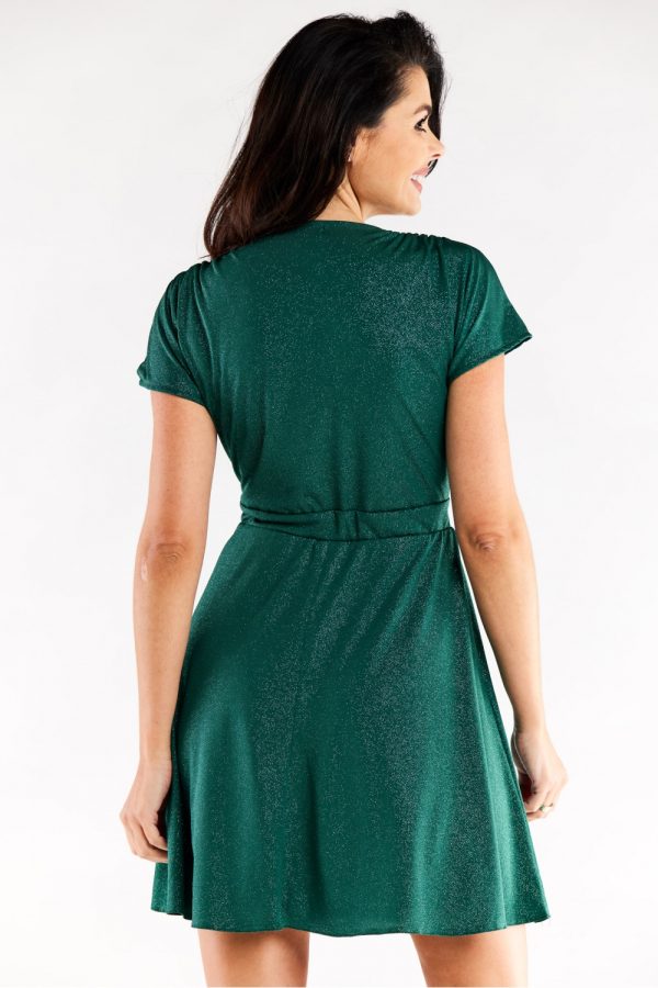 Green Evening Dress in Evening Dresses with Spandex and Polyester