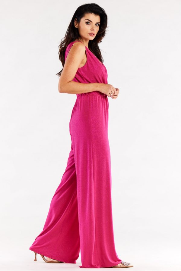 Pink Suit in Playsuits For Women with Spandex and Polyester