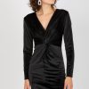 Black Evening Dress in Evening Dresses with Spandex and Polyester