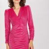 Pink Evening Dress in Evening Dresses with Spandex and Polyester
