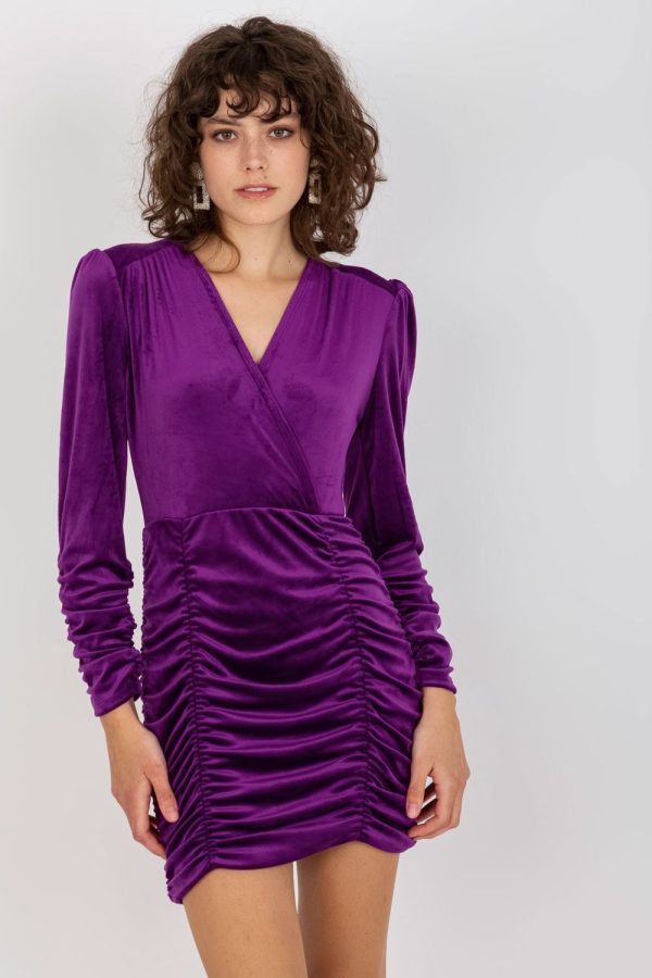 Violet Evening Dress in Evening Dresses with Spandex and Polyester