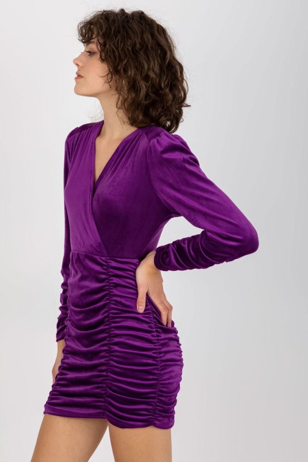 Violet Evening Dress in Evening Dresses with Spandex and Polyester