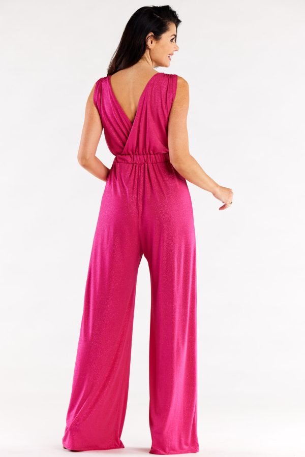 Pink Suit in Playsuits For Women with Spandex and Polyester