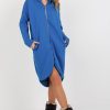 963438 Blue Sweatshirt in Sweatshirts For Women with Cotton and Spandex